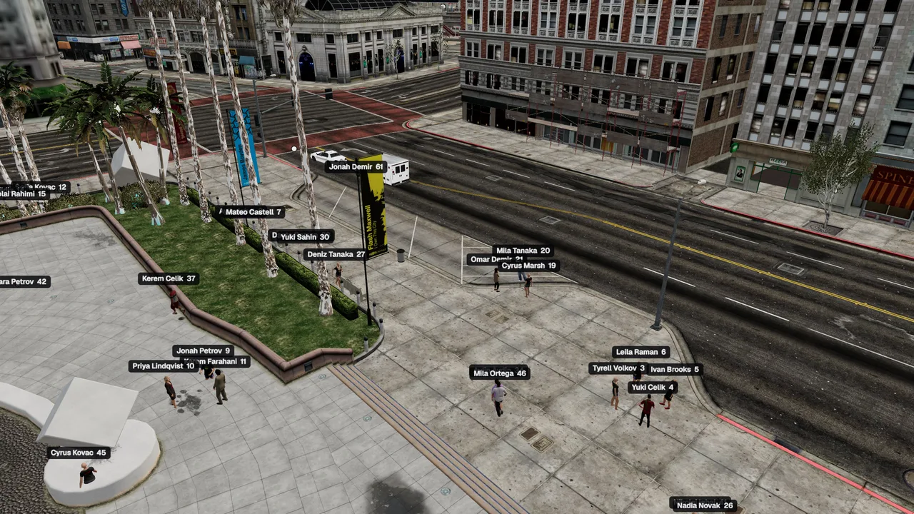 The FiveM demo live map